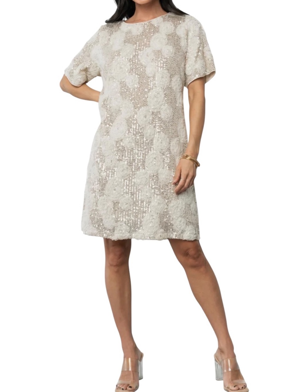 Baltic Born Rhea Sequin Short Dress